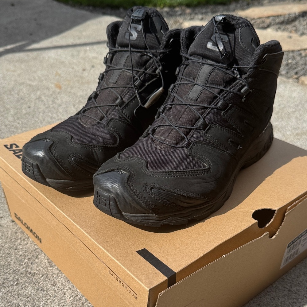 Salomon Black Men's Mid- XA Forces Wide Size 11 Men’s